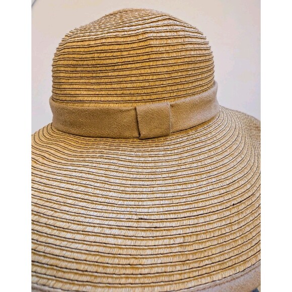 WALLAROO Hat Co Celeste Wide Brim Sun Beach Hat Travel Packable Summer Coastal - Picture 3 of 5